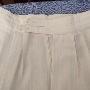 Slacks Cream color